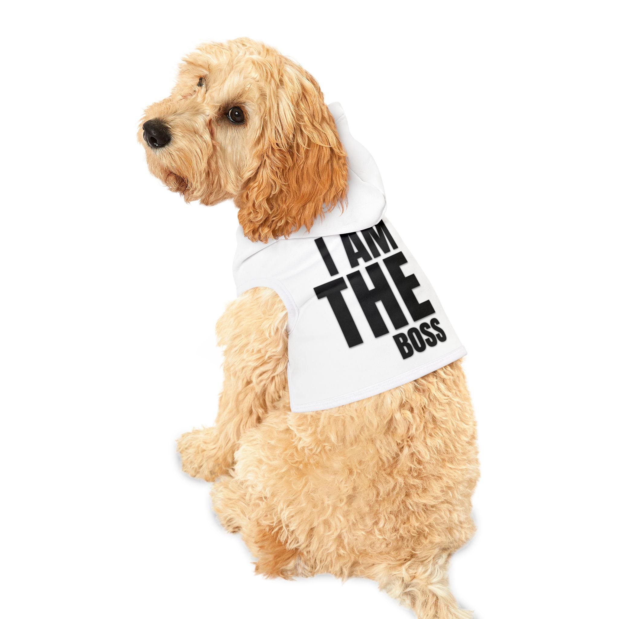 I Am The Boss Pet Hoodie