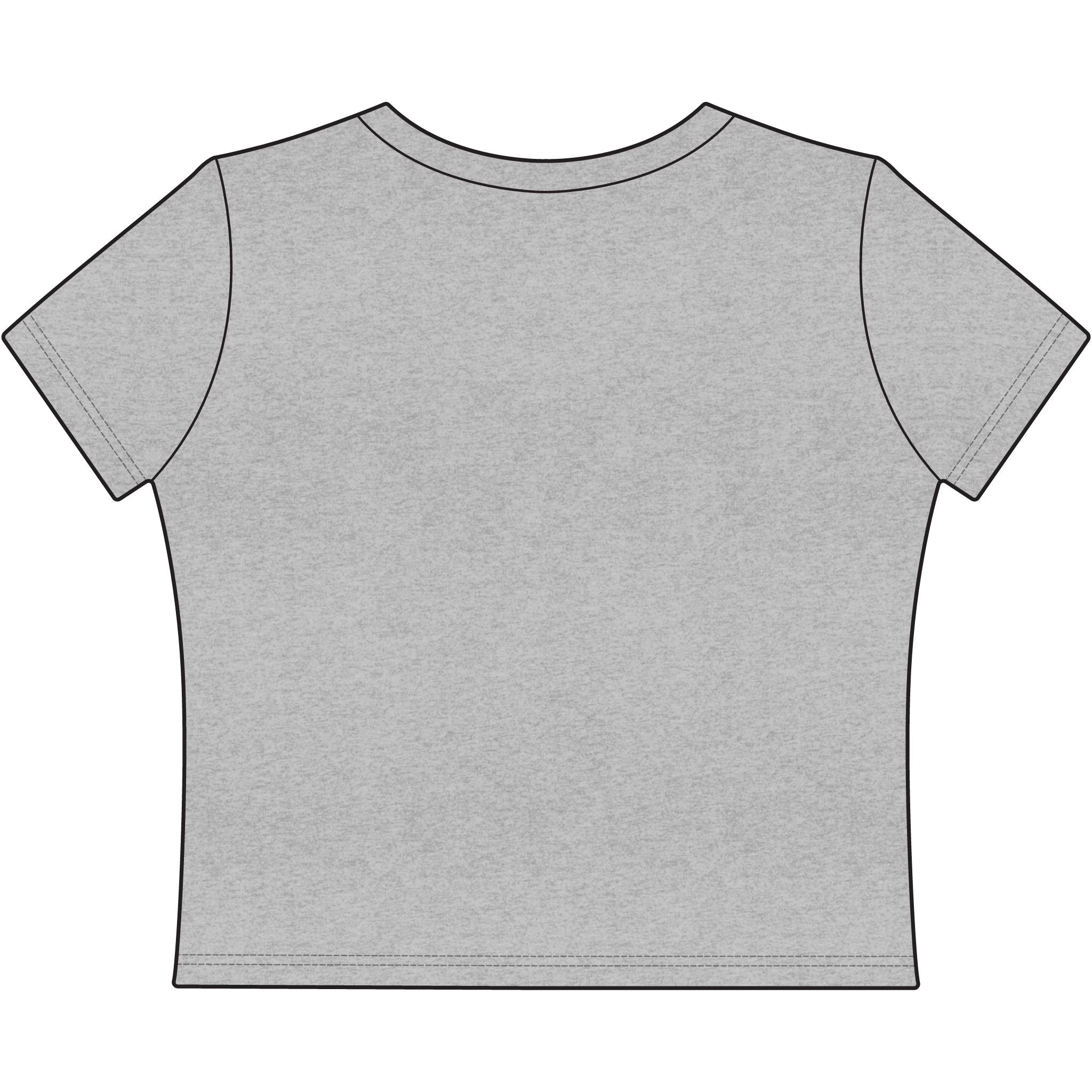 Minimalist Retro Graphic Crop Top
