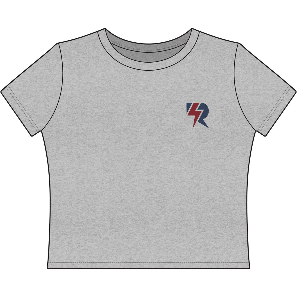 Minimalist Retro Graphic Crop Top