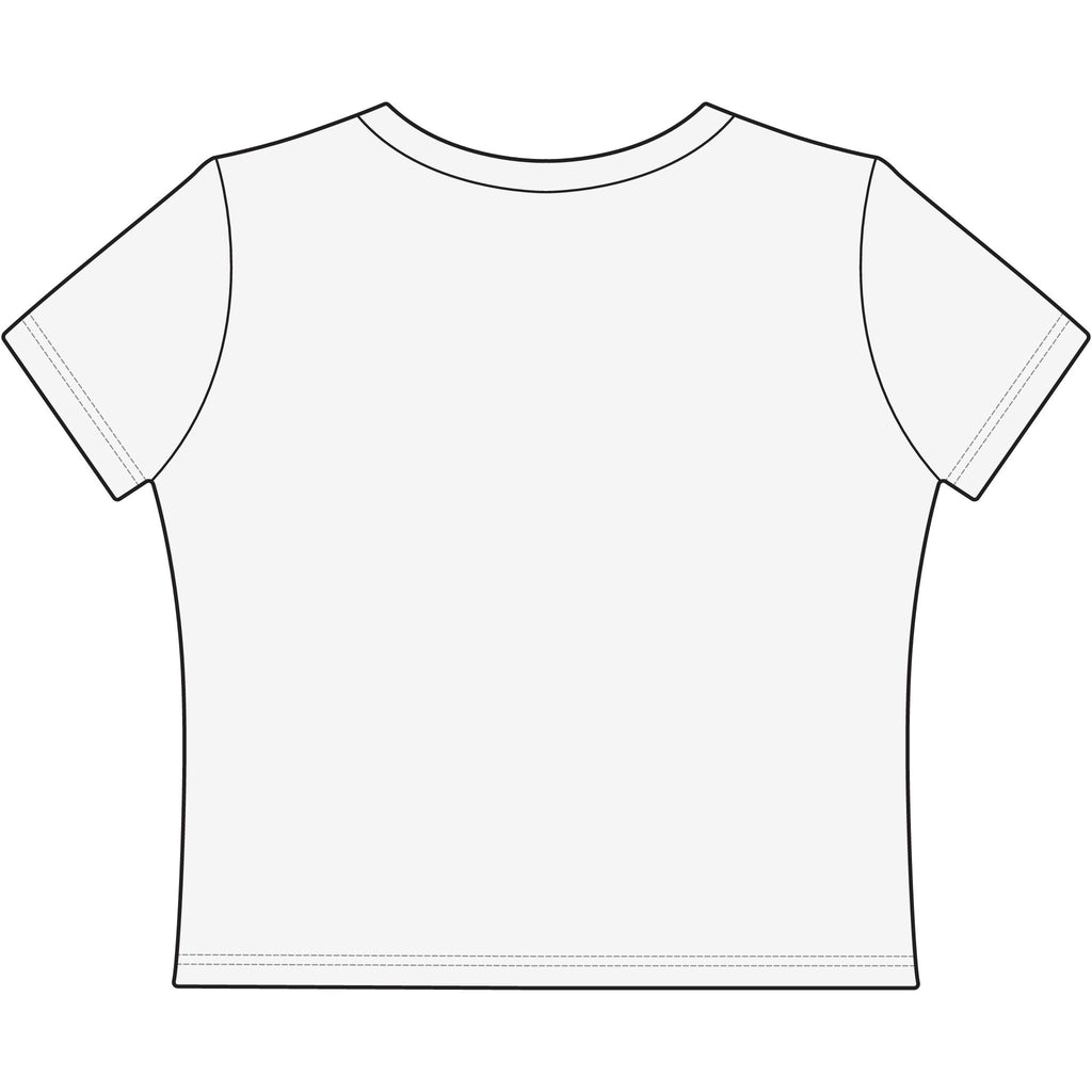 Minimalist Retro Graphic Crop Top