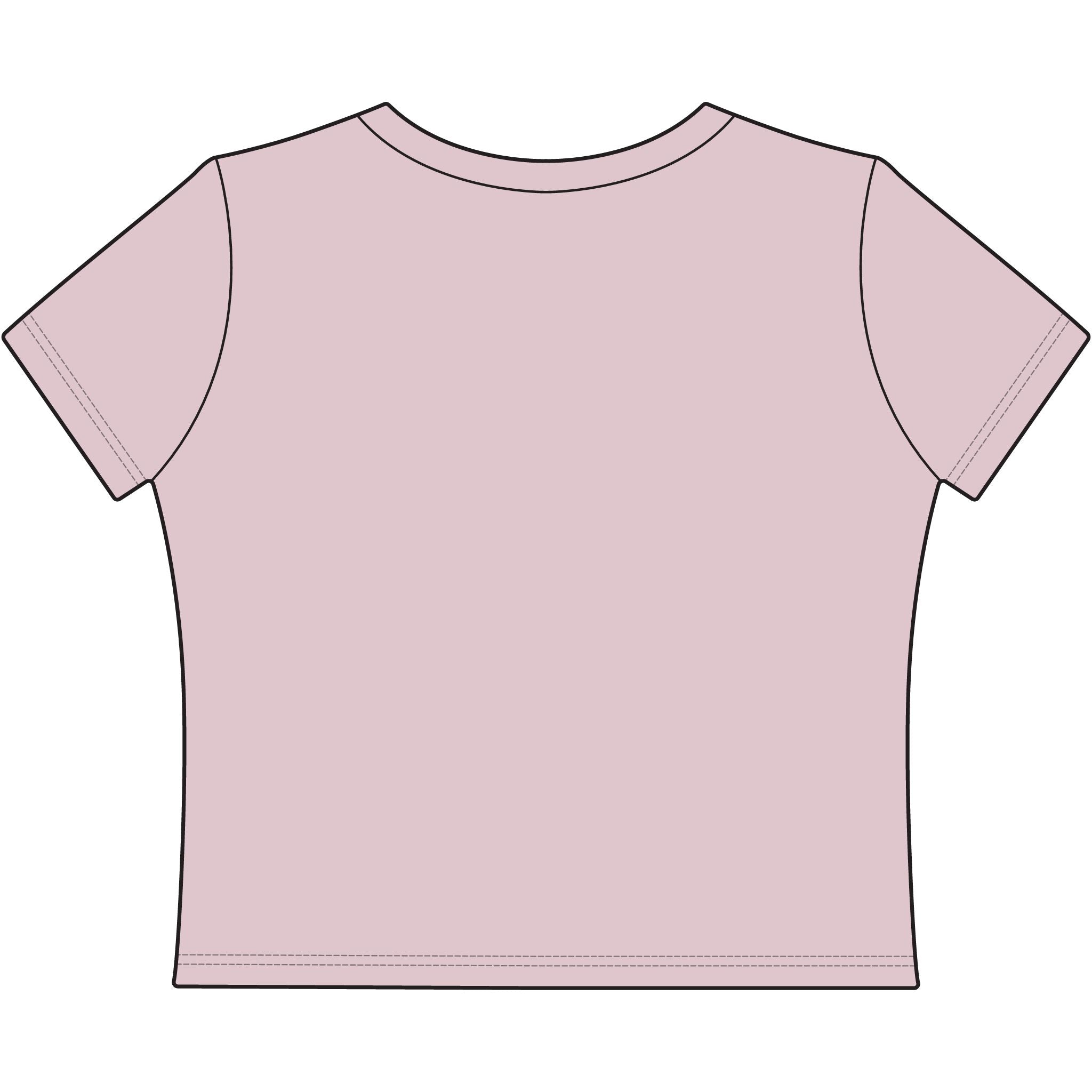 Minimalist Retro Graphic Crop Top